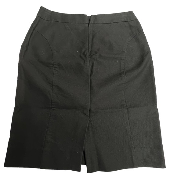 J. Crew Black‎ Pencil Skirt Career Business Interview Skirt Sz 4 - Picture 3 of 7